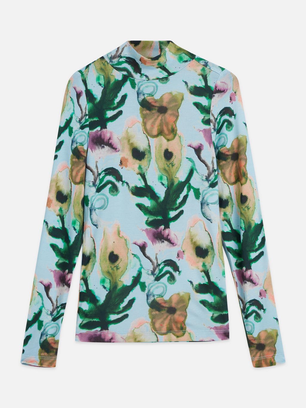 Girls Printed Stretch Viscose Slim T-Shirt