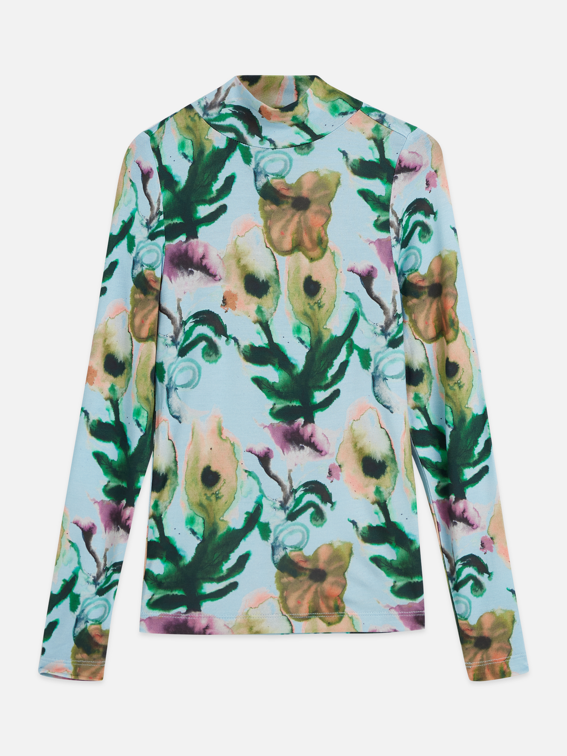 Girls Printed Stretch Viscose Slim T-Shirt