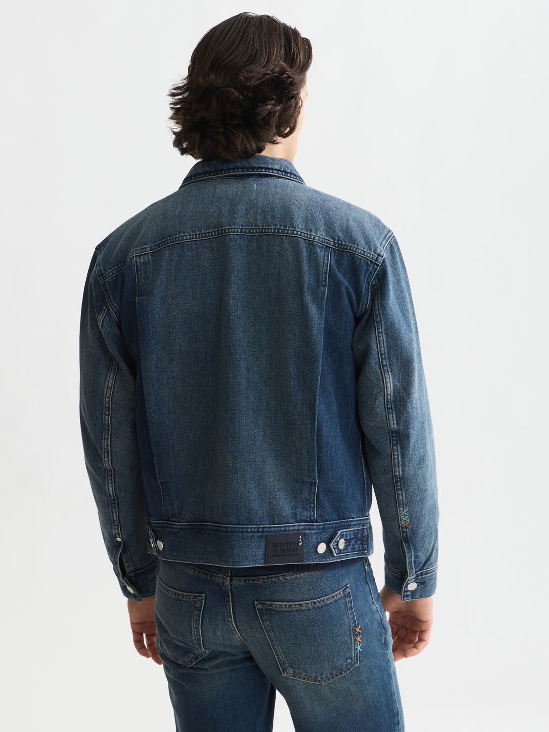 Denim trucker jacket