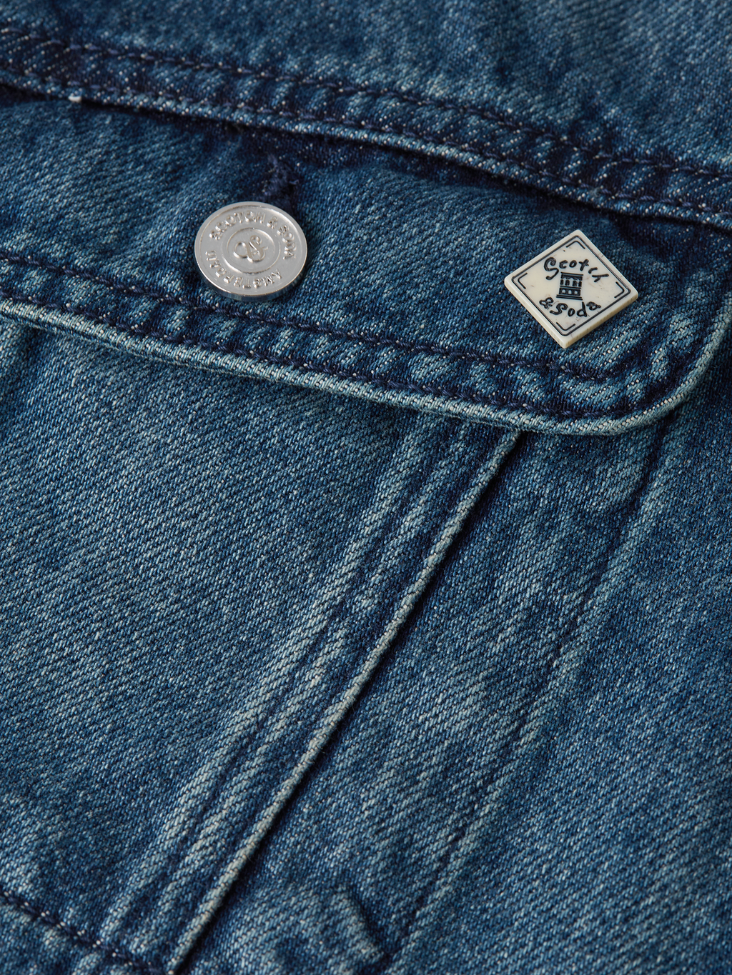 Denim trucker jacket