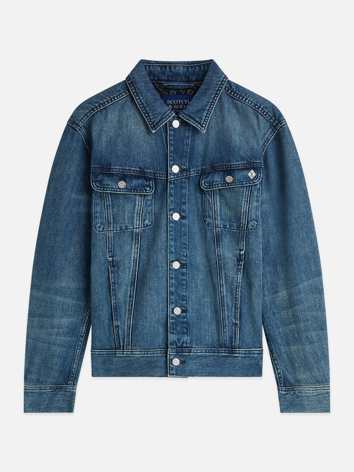 Denim trucker jacket
