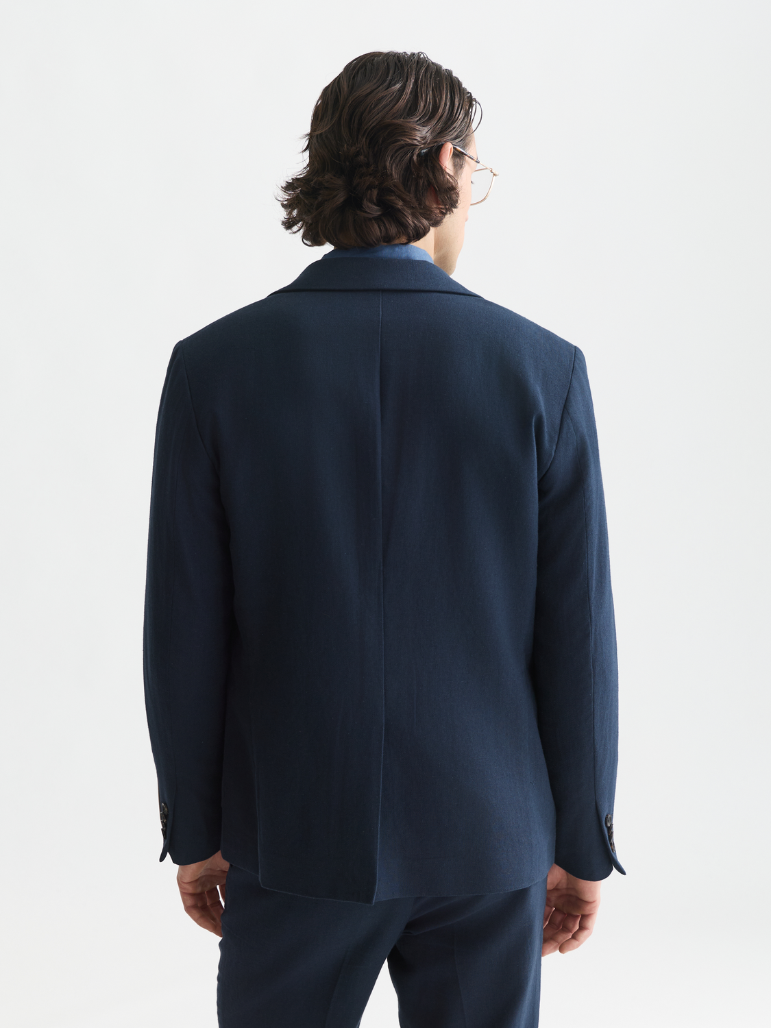 Pierce linen blend blazer