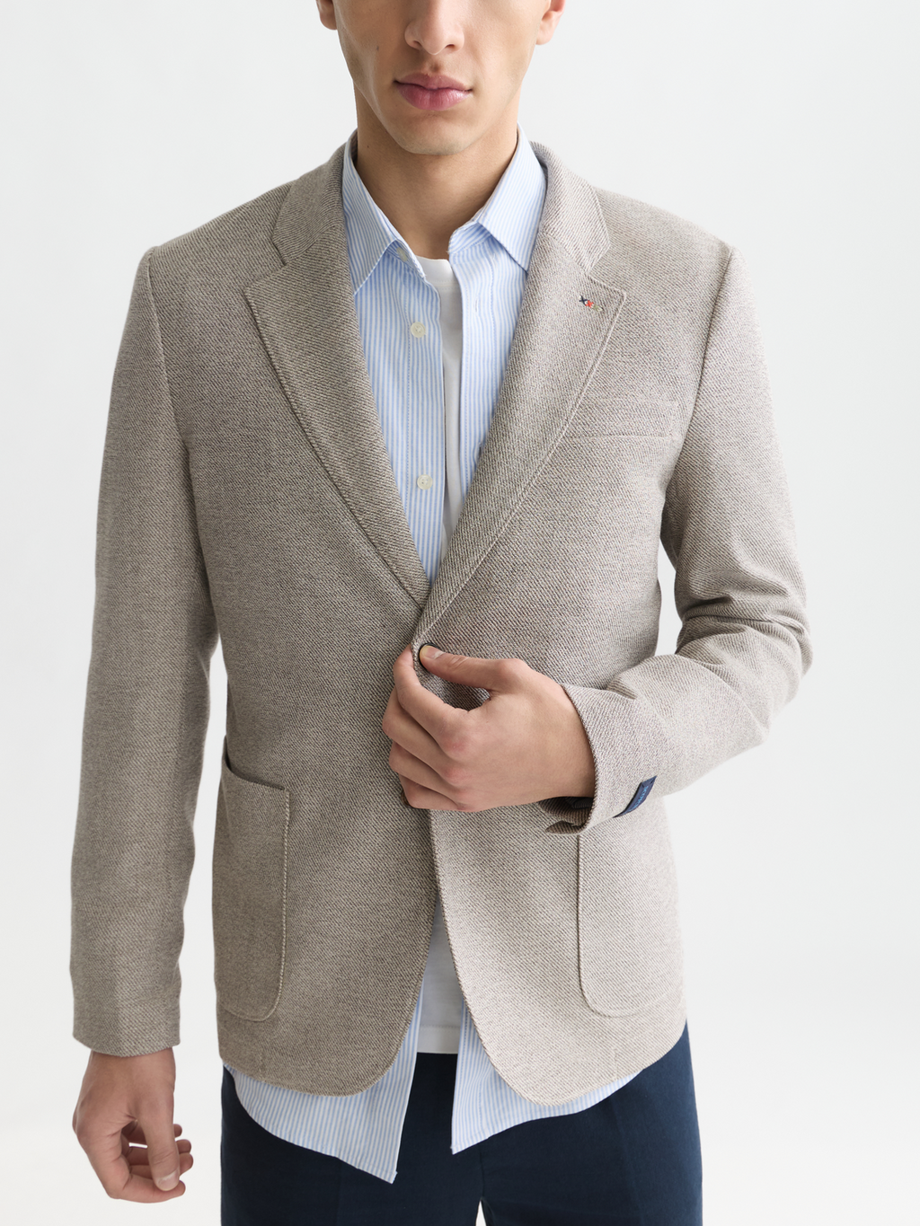 Tate cotton blend blazer