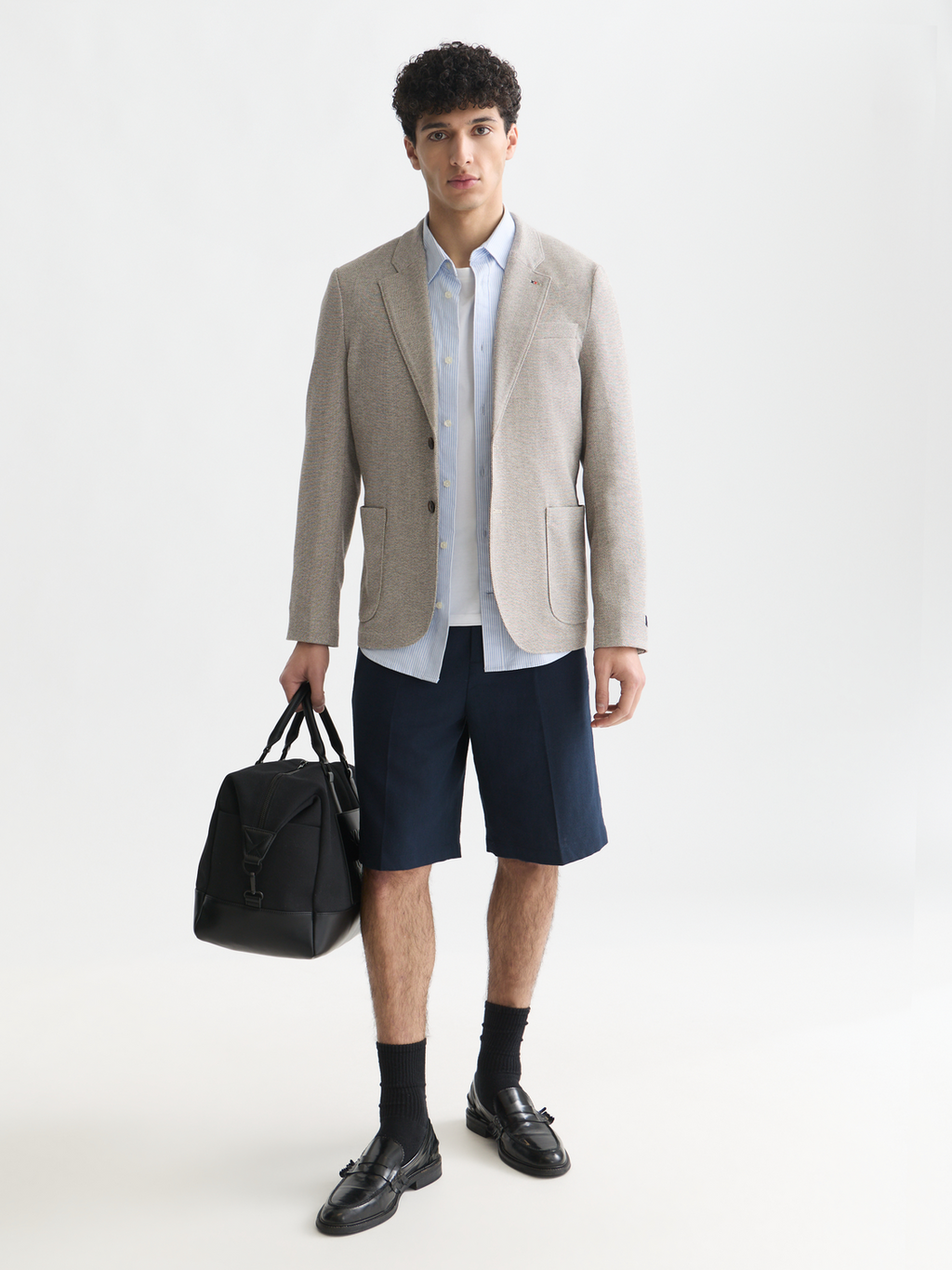 Tate cotton blend blazer