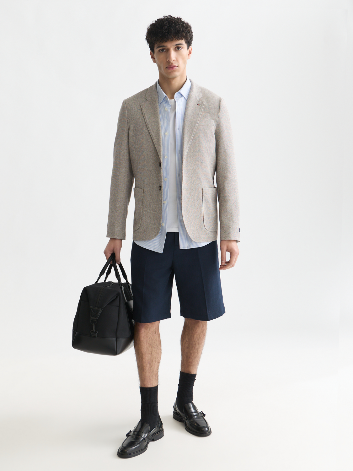 Tate cotton blend blazer