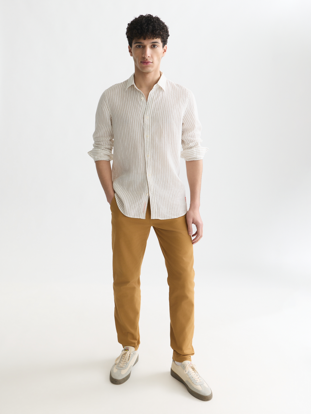 Seasonal core Mott stretch cotton-blend twill chino