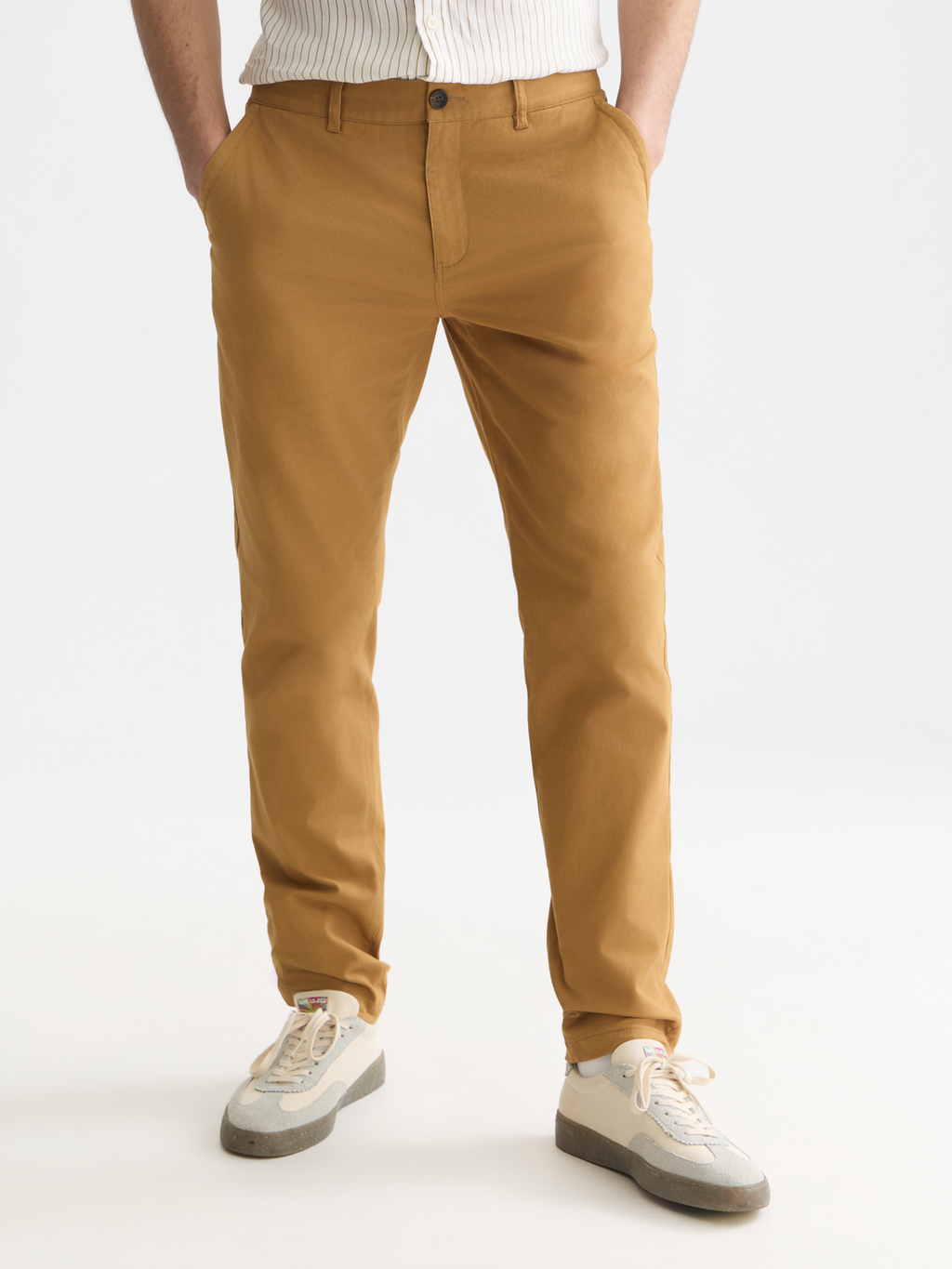 Seasonal core Mott stretch cotton-blend twill chino