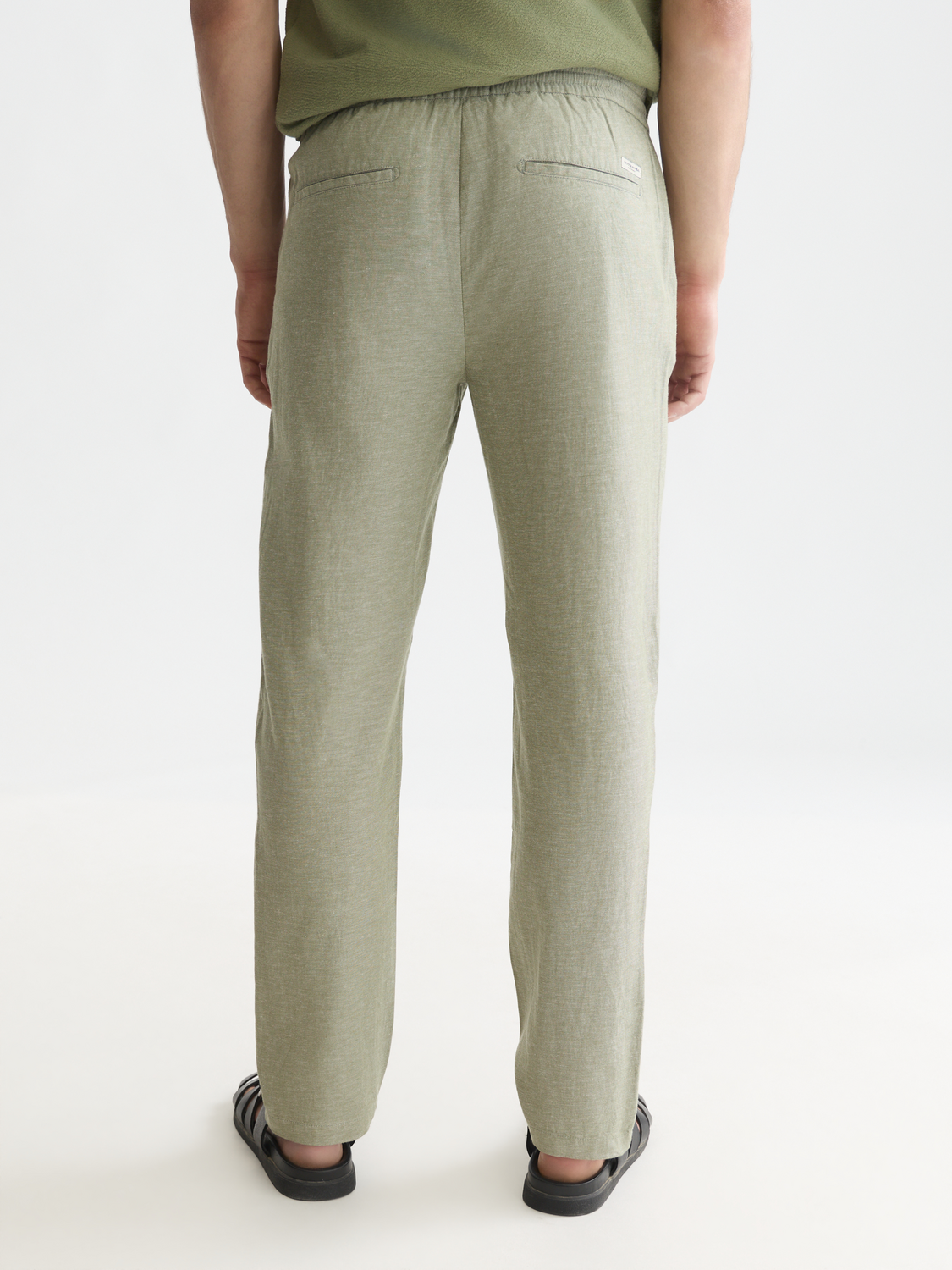 Seasonal Essentials Warren cotton-linen twill jogger