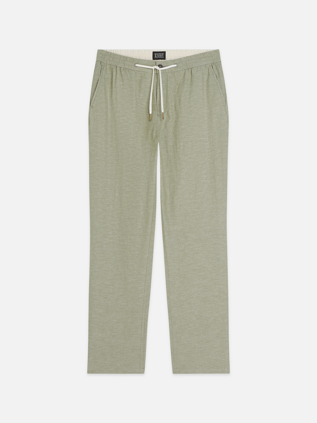 Seasonal Essentials Warren cotton-linen twill jogger