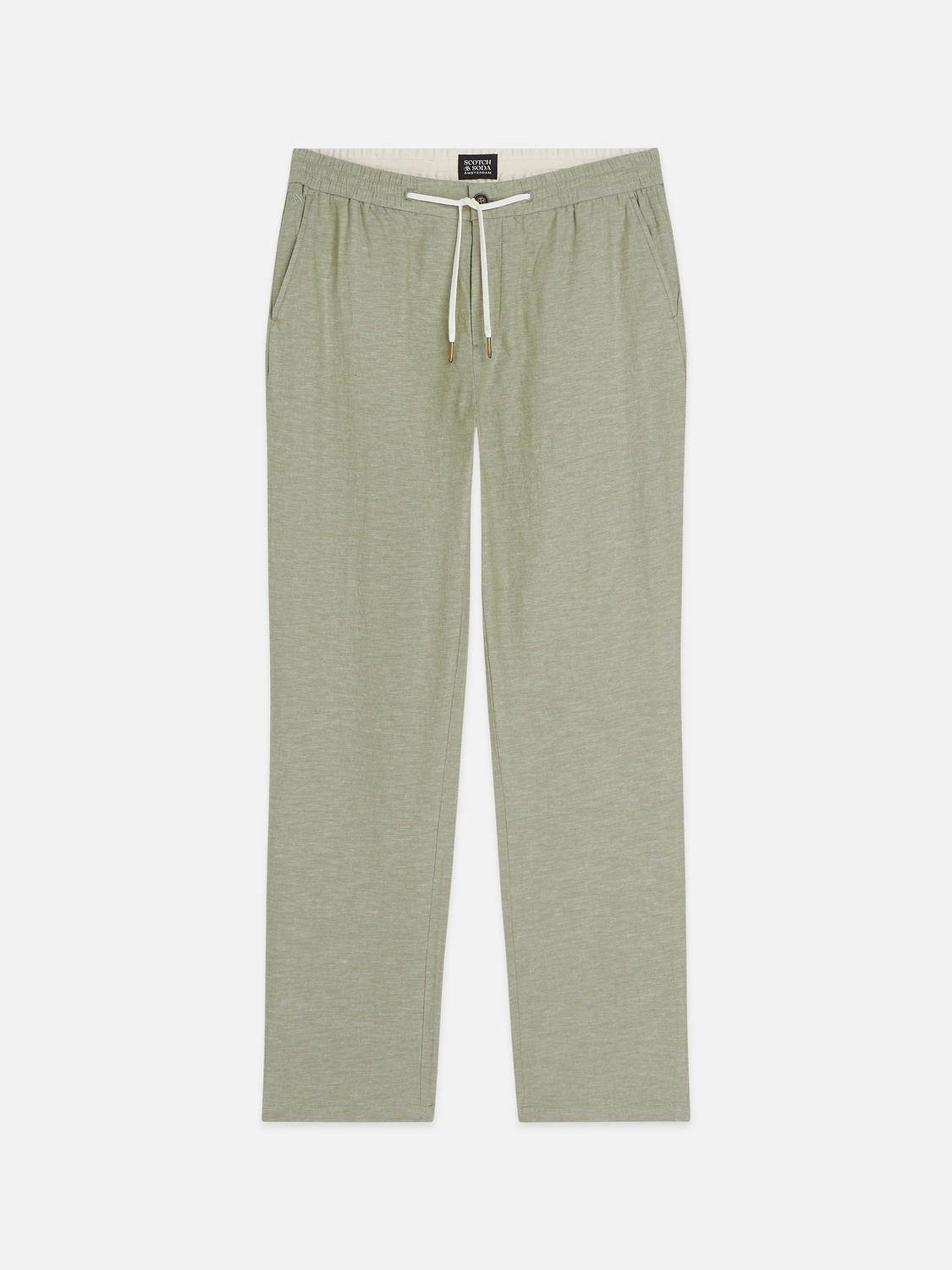 Seasonal Essentials Warren cotton-linen twill jogger
