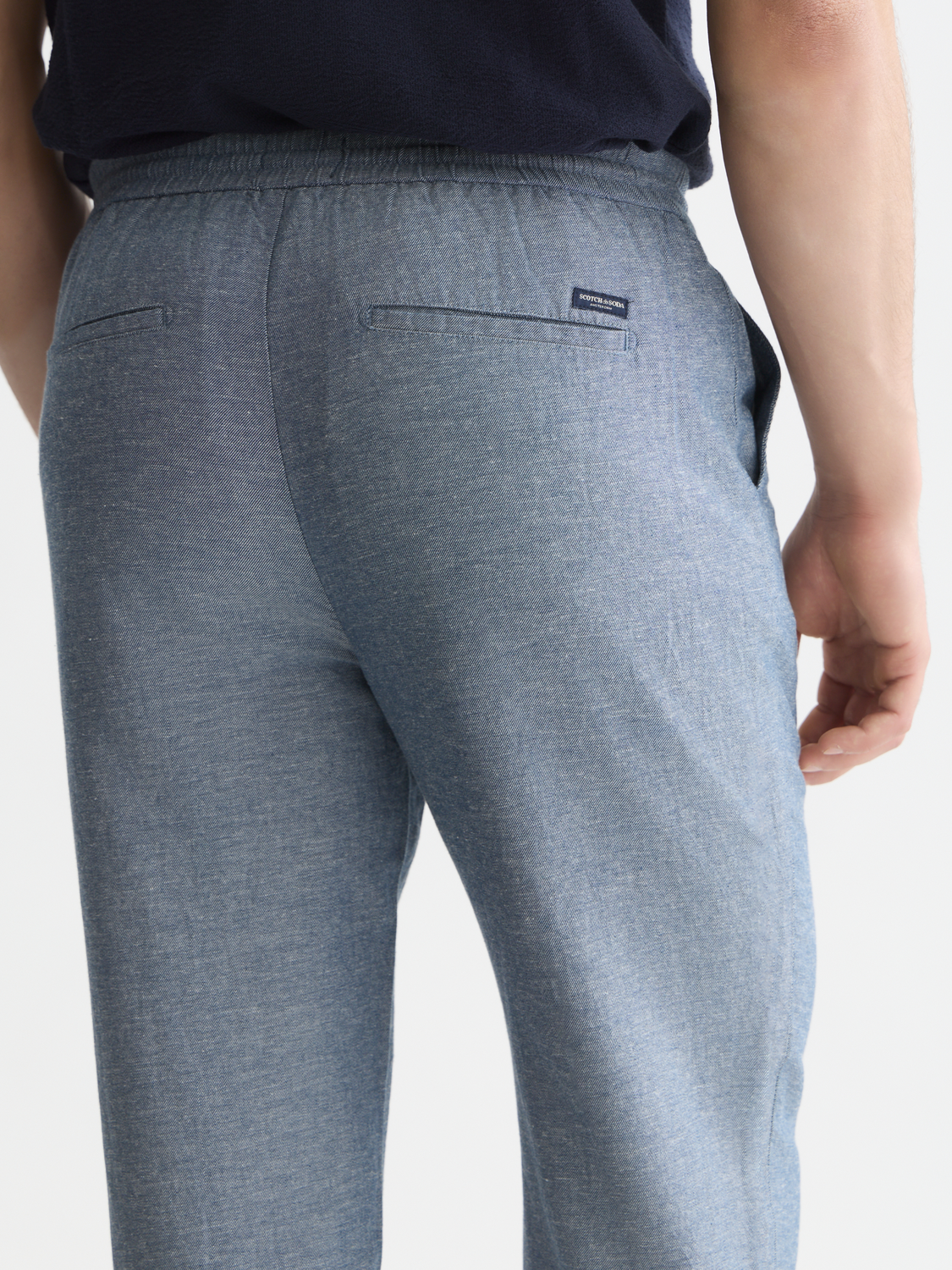 Seasonal Essentials Warren cotton-linen twill jogger