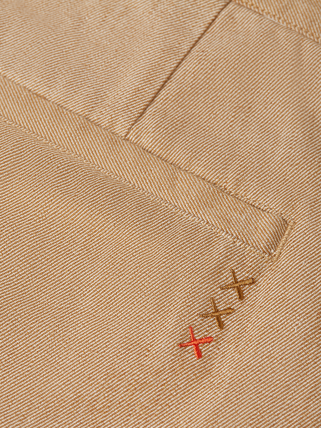 Harper linen blend twill tapered chino
