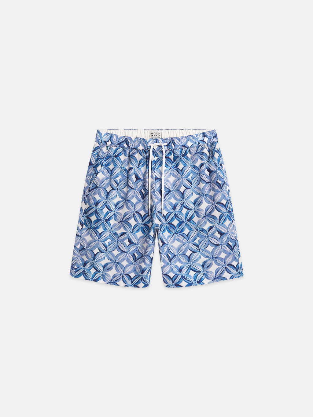 Fave printed tencel relaxed bermuda shorts