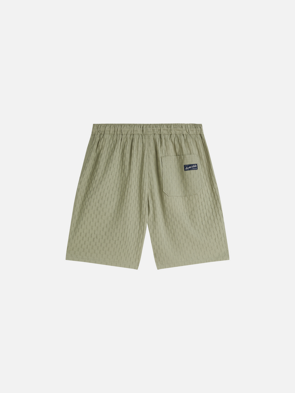 Jacquard seersucker bermuda shorts