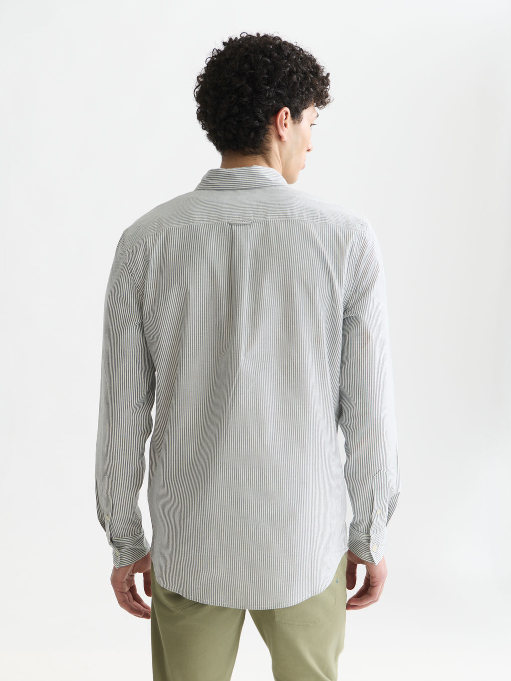 Seasonal Essentials oxford striped shirt