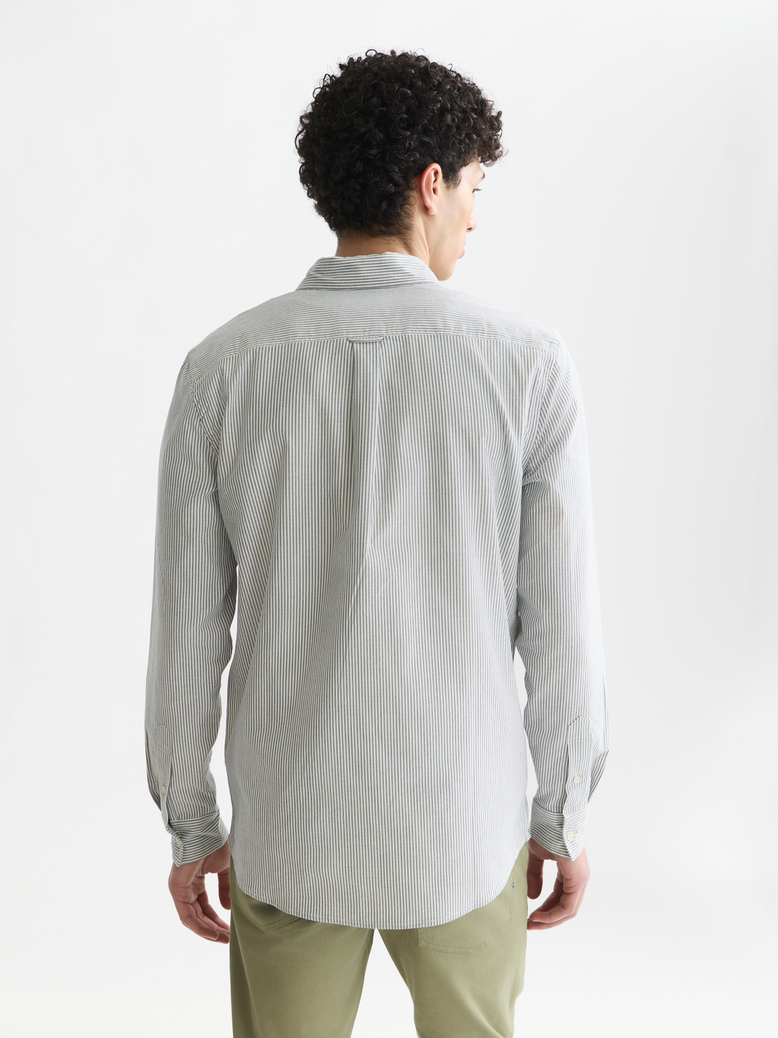 Seasonal Essentials oxford striped shirt
