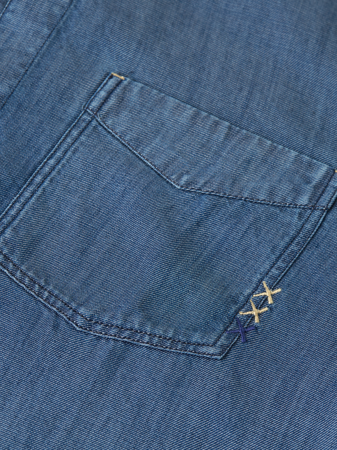 Denim tencel shirt