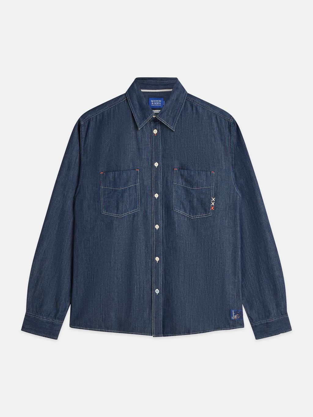 Denim relaxed shirt