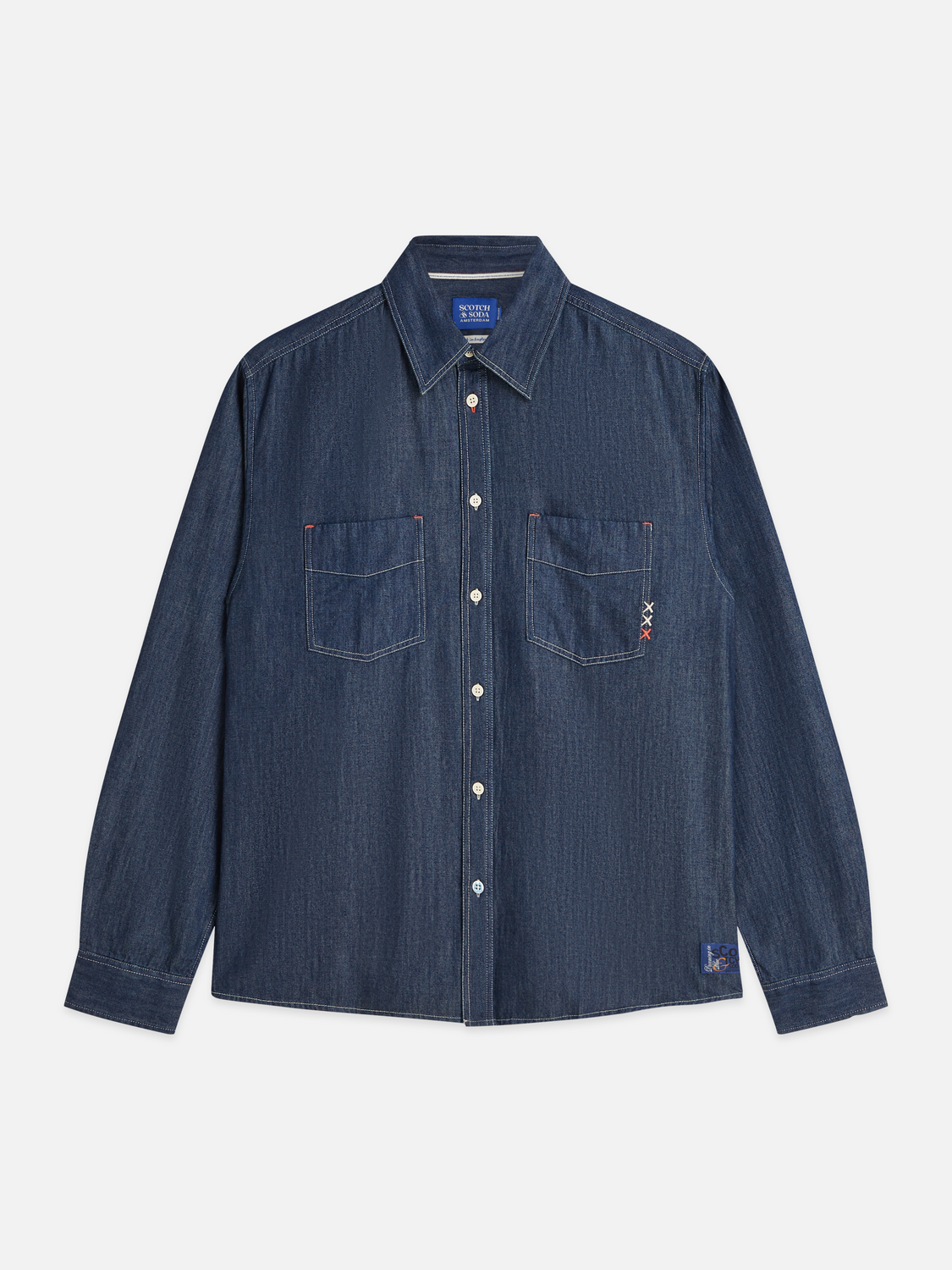 Denim relaxed shirt