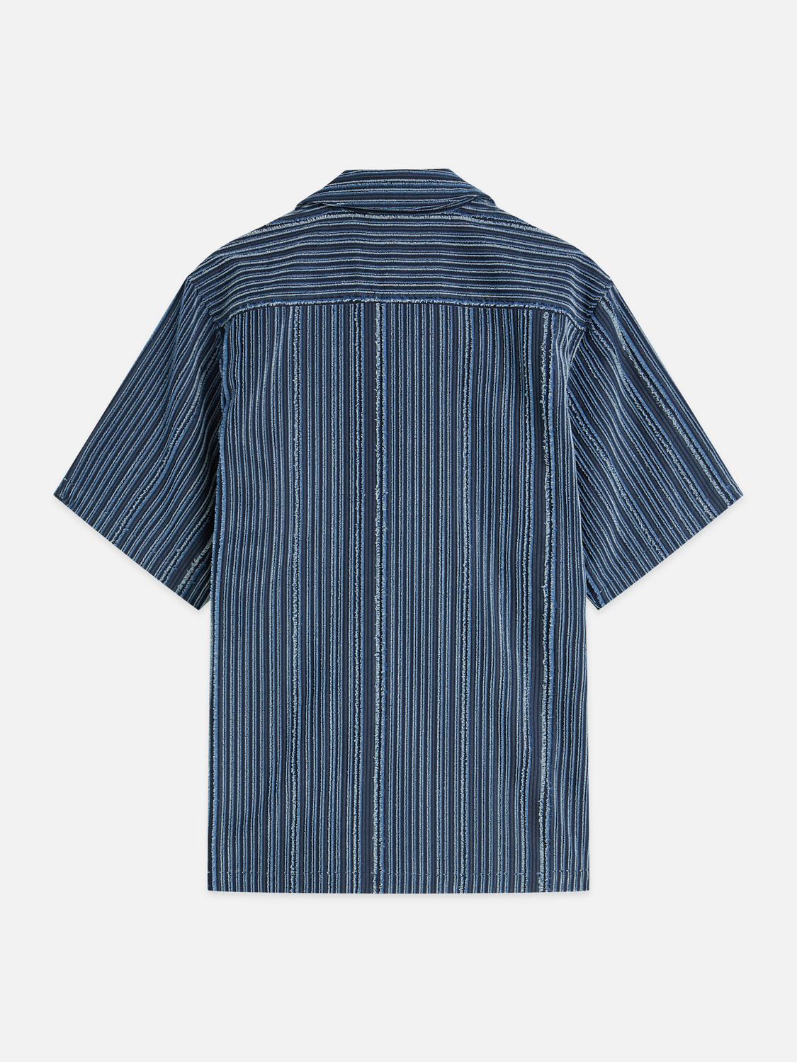Textured relaxed short sleeve shirt