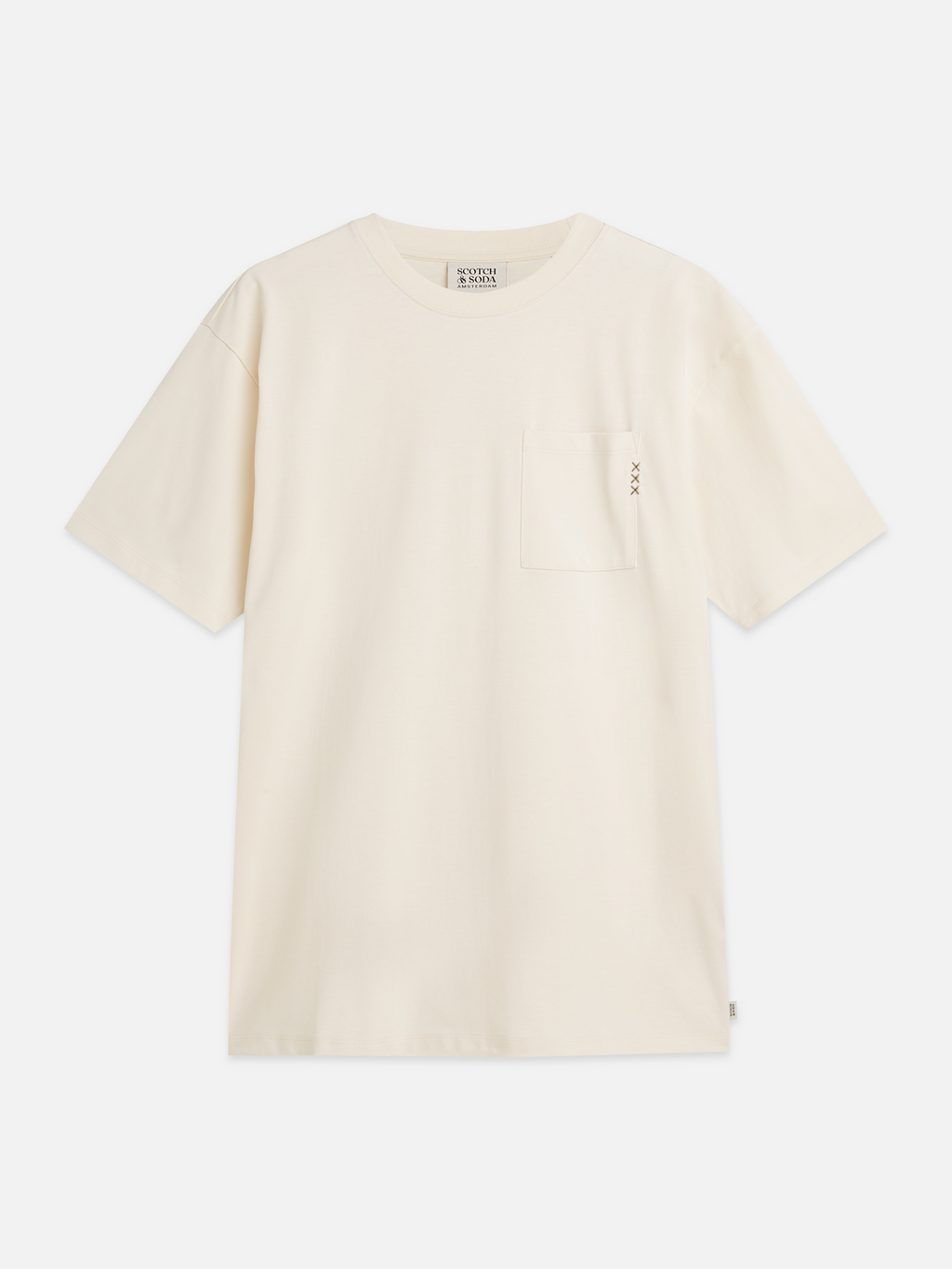Seasonal Essentials 3 crosses pocket loose T-shirt