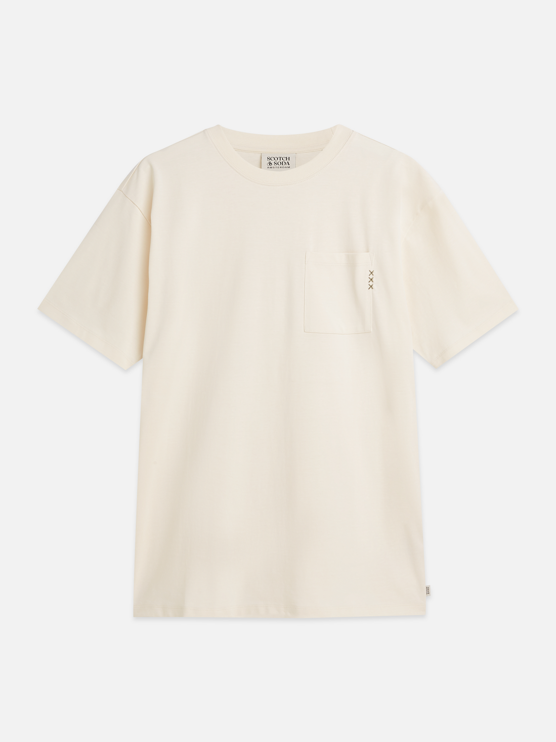 Seasonal Essentials 3 crosses pocket loose T-shirt