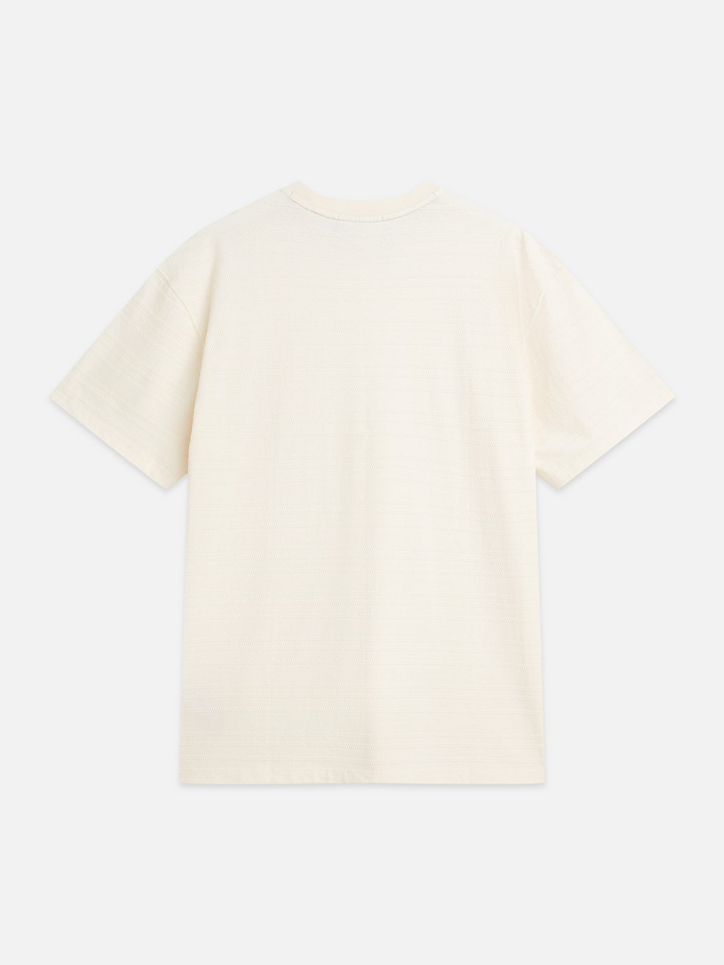 Textured jacquard relaxed T-shirt