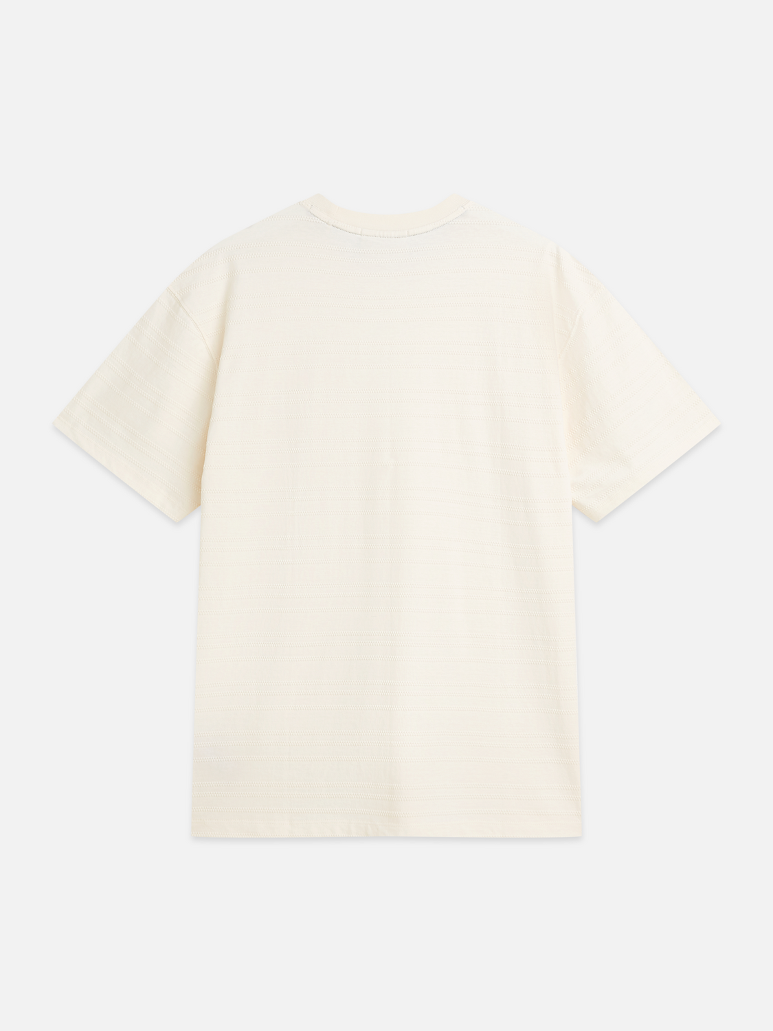 Textured jacquard relaxed T-shirt