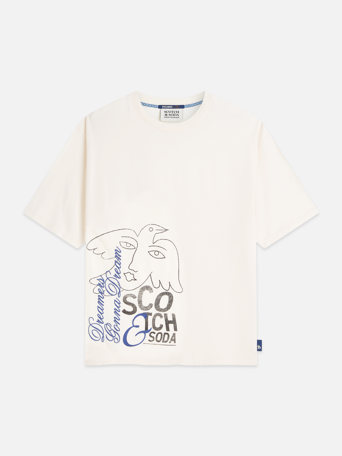 artwork loose T-shirt