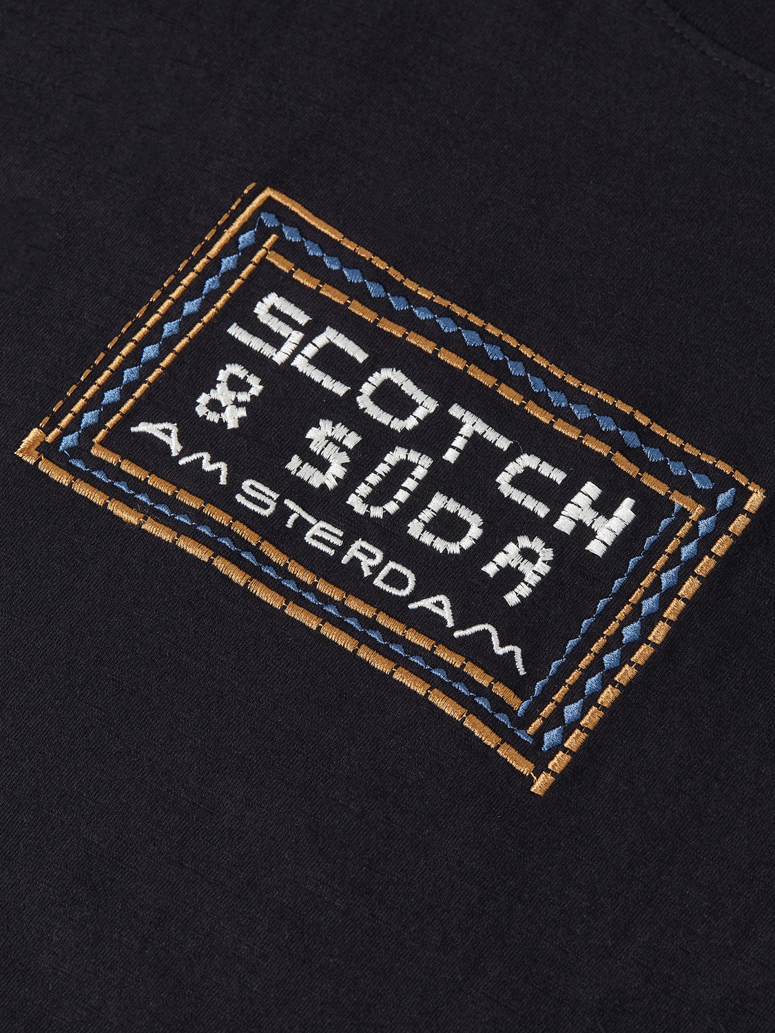 Embroidered artwork relaxed T-shirt