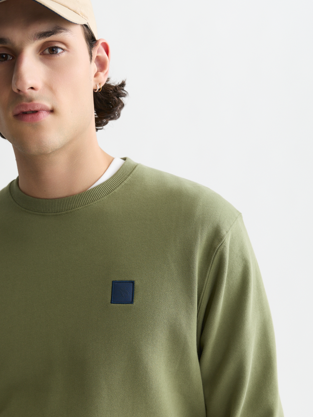 Seasonal Essentials logo badge sweatshirt