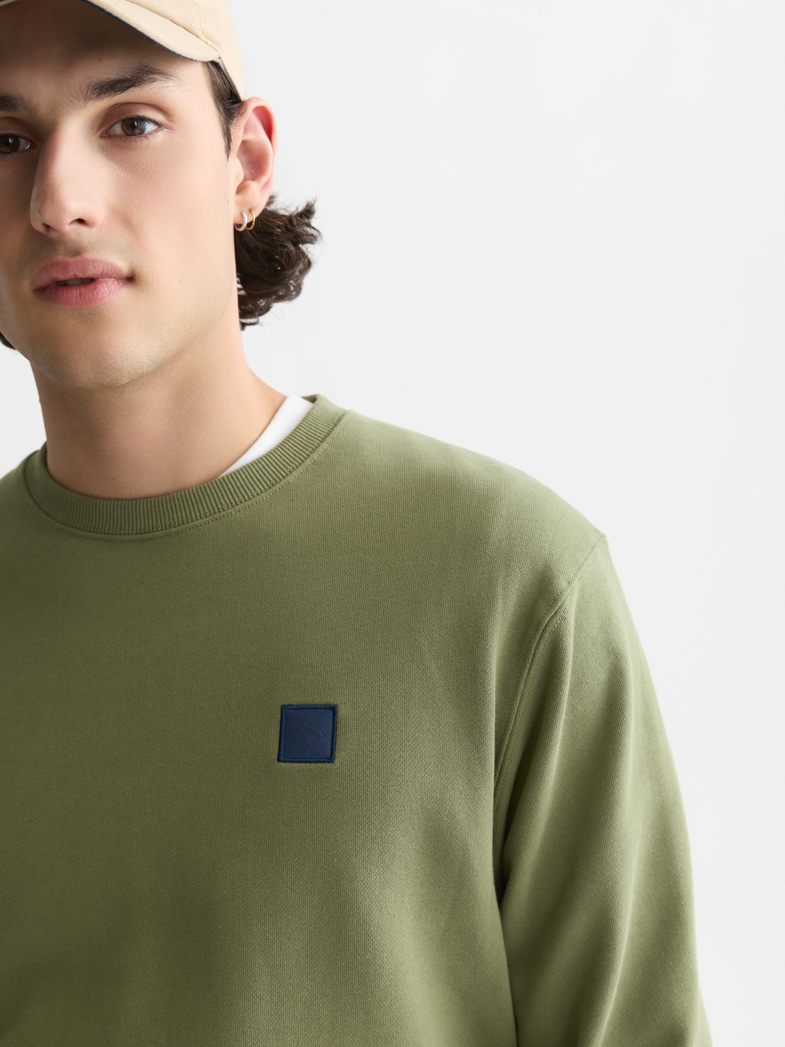 Seasonal Essentials logo badge sweatshirt