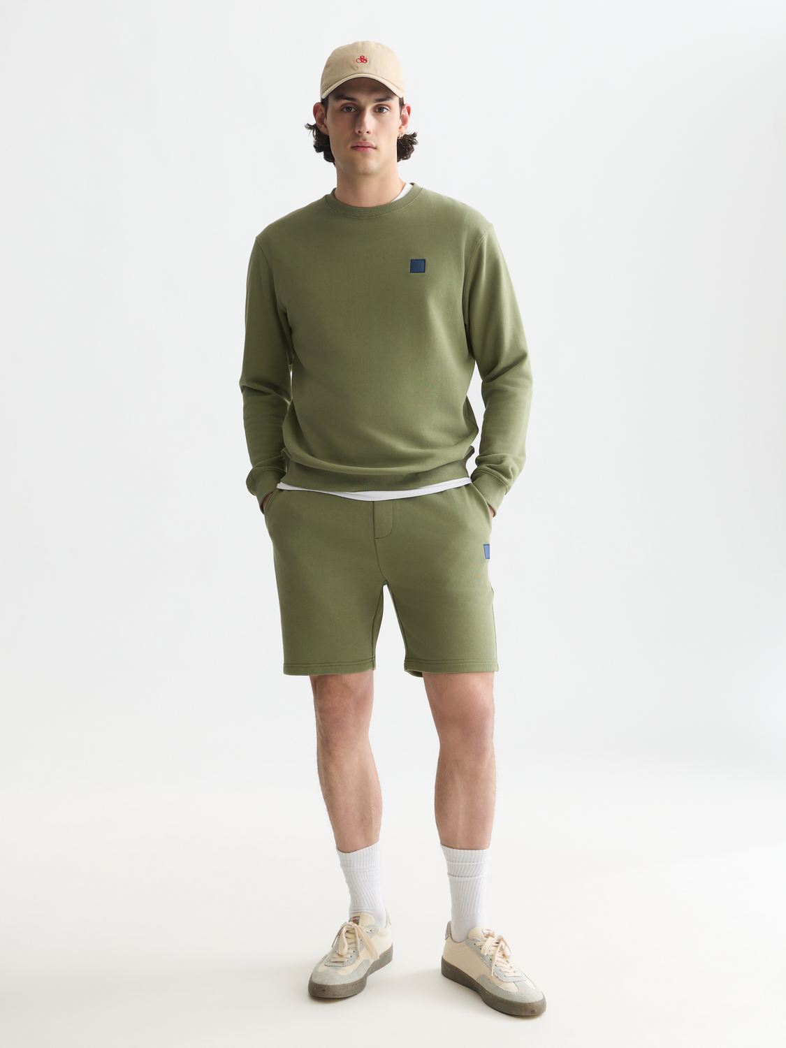 Seasonal Essentials logo badge sweatshirt