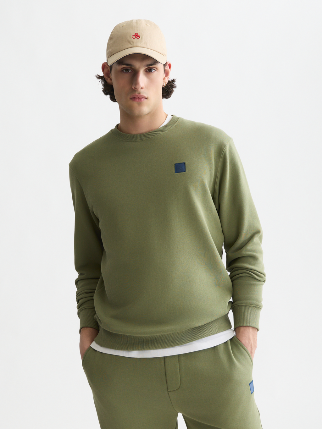Seasonal Essentials logo badge sweatshirt