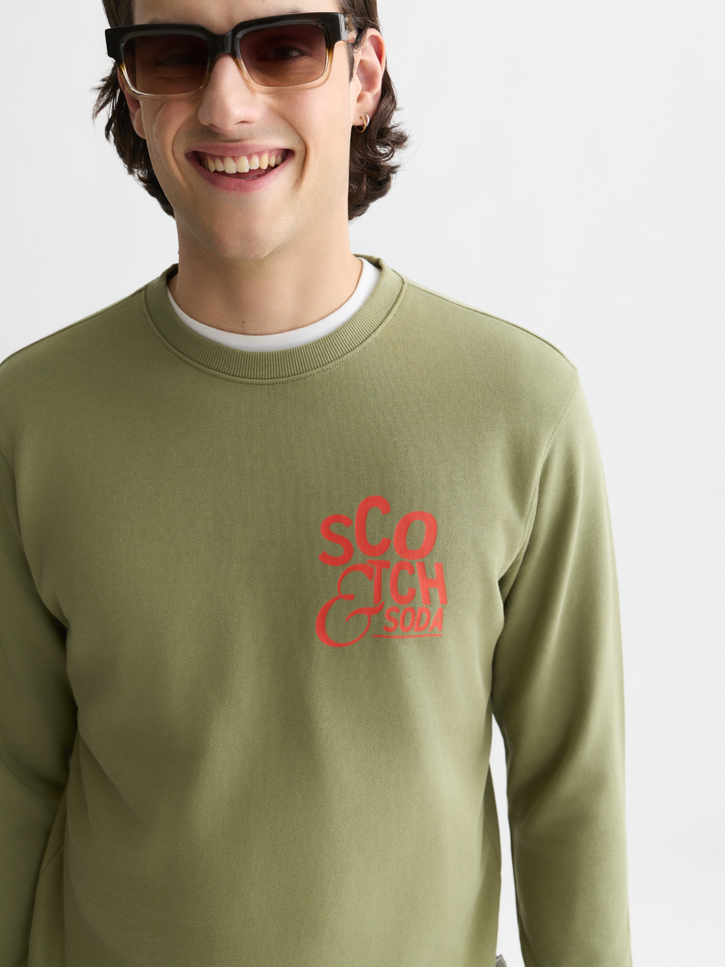 Chest artwork sweatshirt