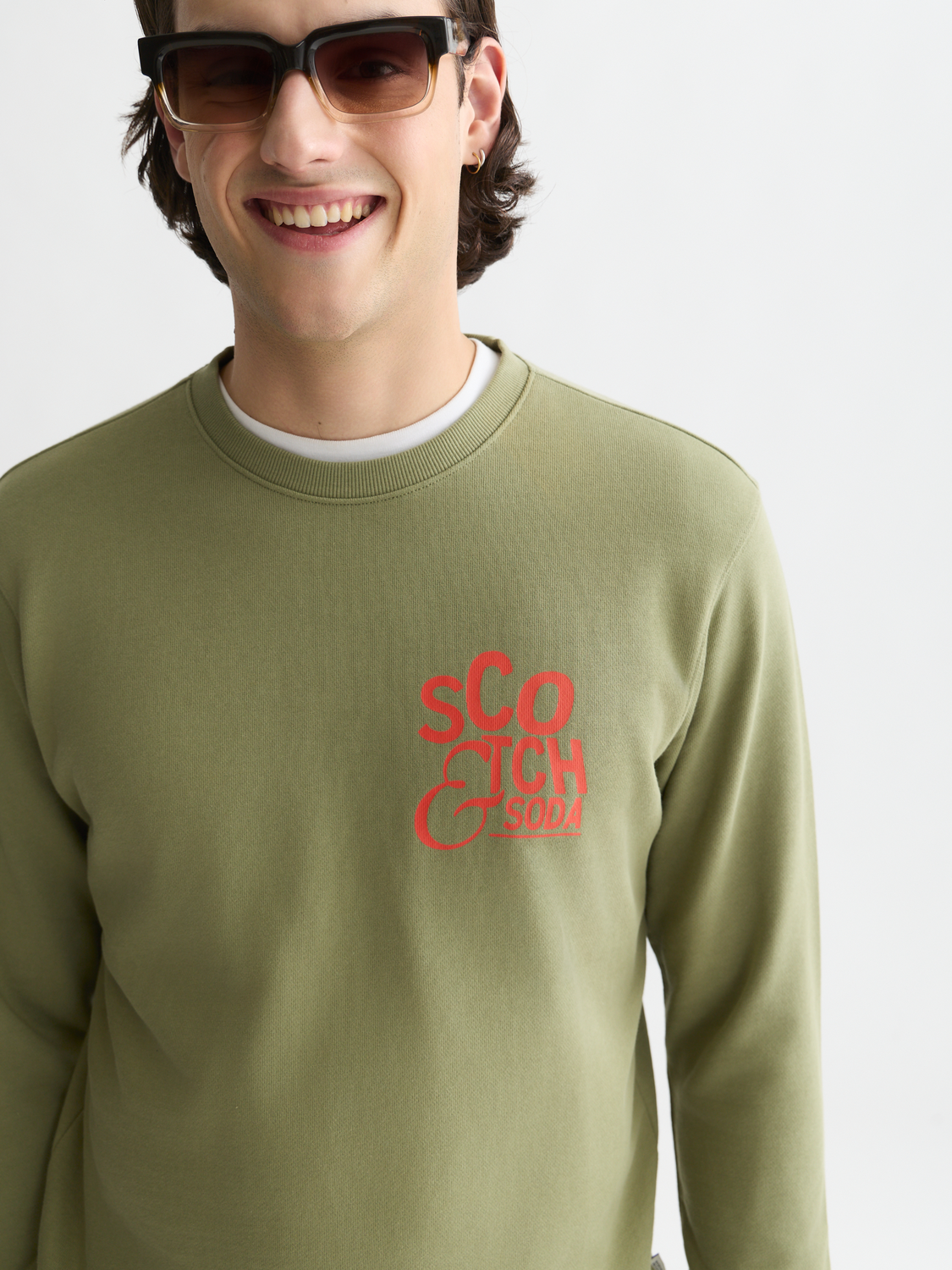 Chest artwork sweatshirt