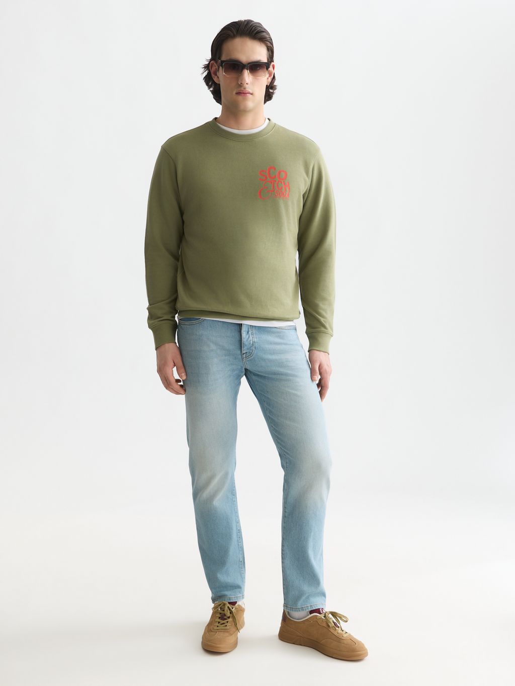 Chest artwork sweatshirt