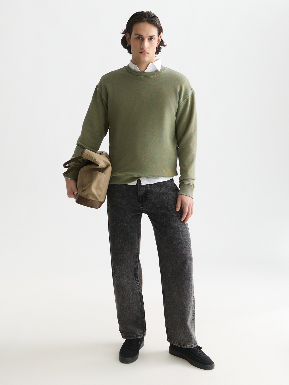 Washed relaxed sweatshirt
