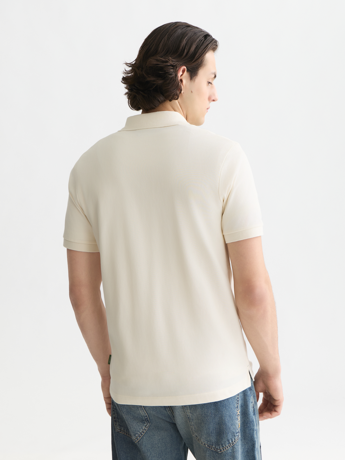 Seasonal Essentials pique chest logo polo
