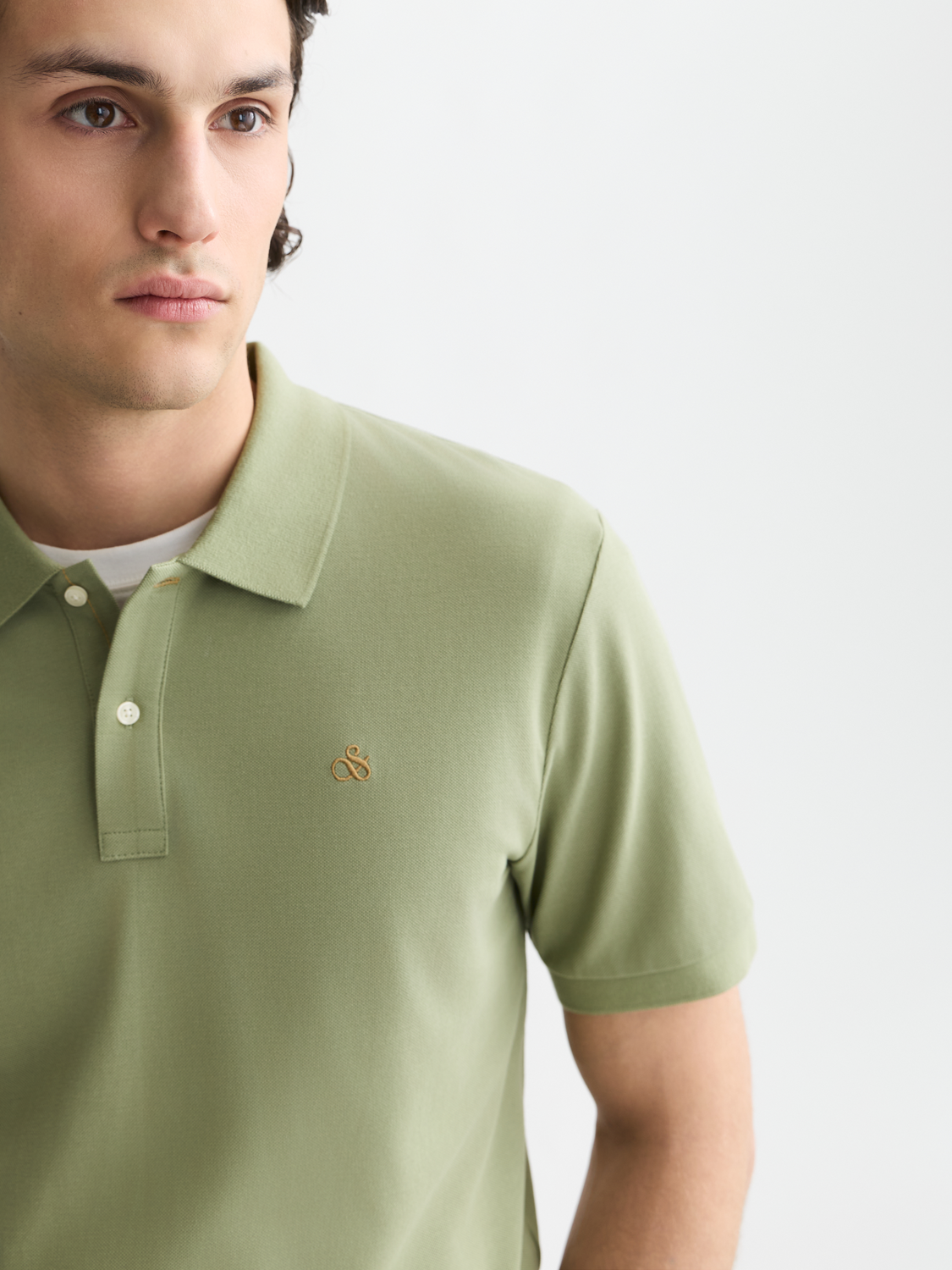Seasonal Essentials pique logo polo