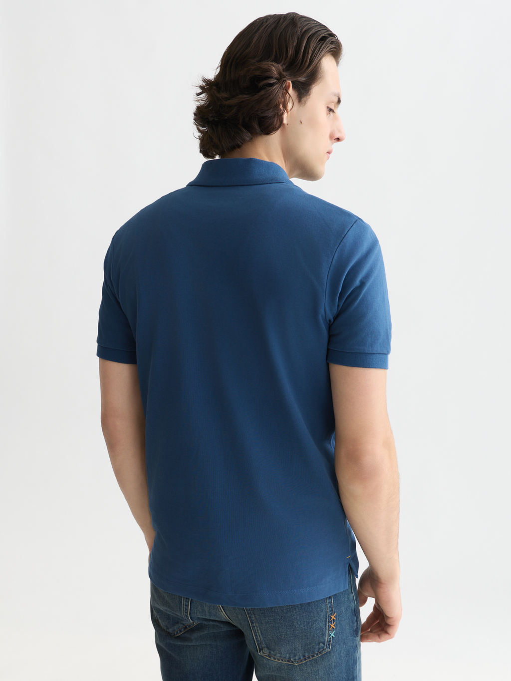 Seasonal Essentials pique chest logo polo