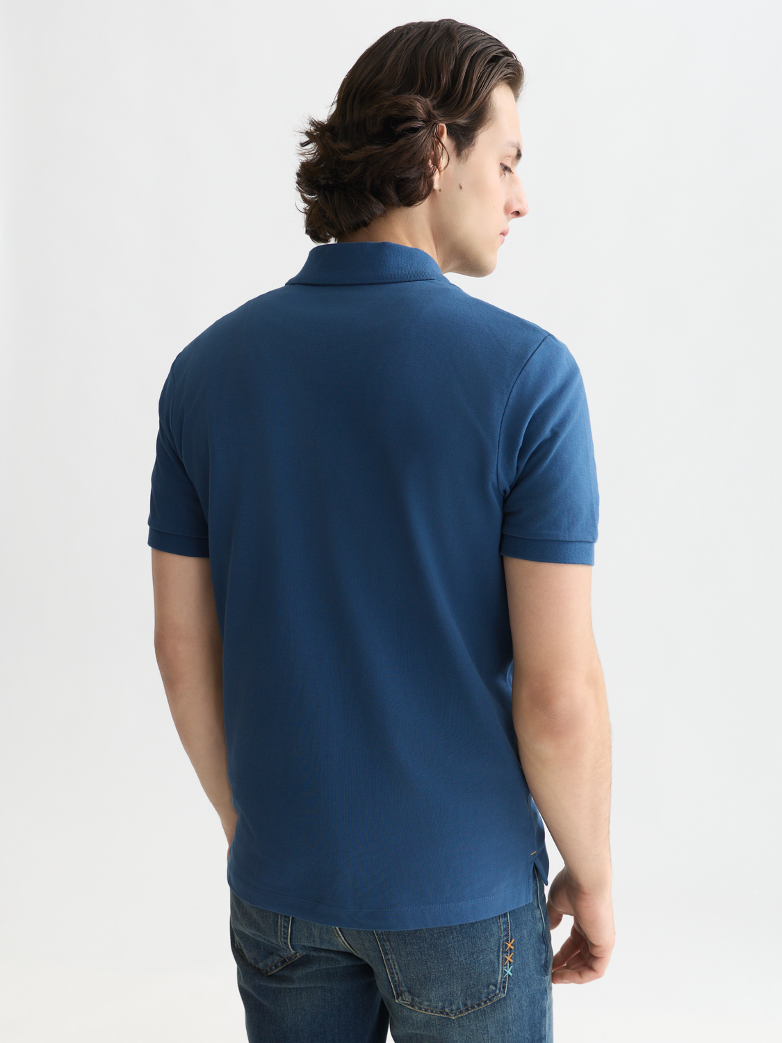 Seasonal Essentials pique chest logo polo