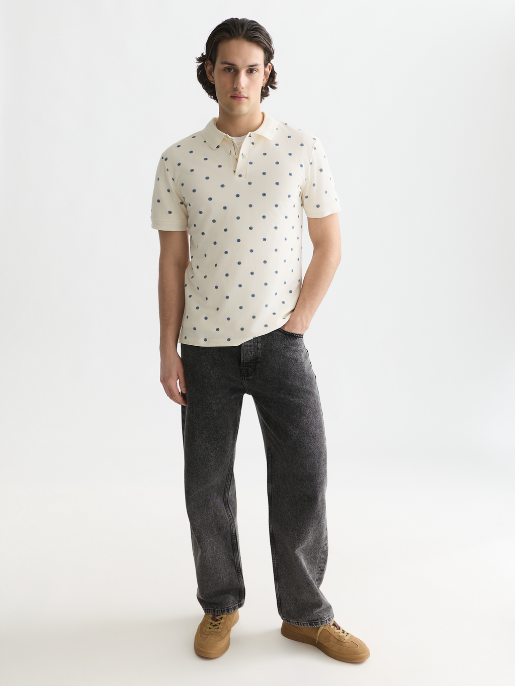Micro-printed polo