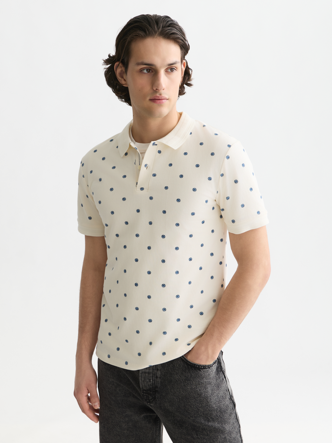 Micro-printed polo