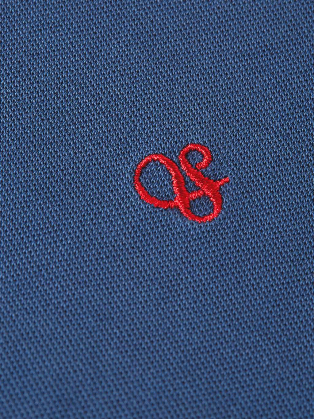 Pique garment dyed relaxed polo