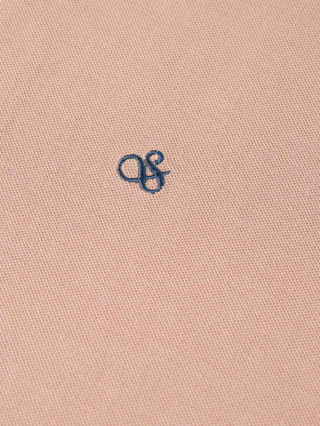 Pique garment dyed relaxed polo