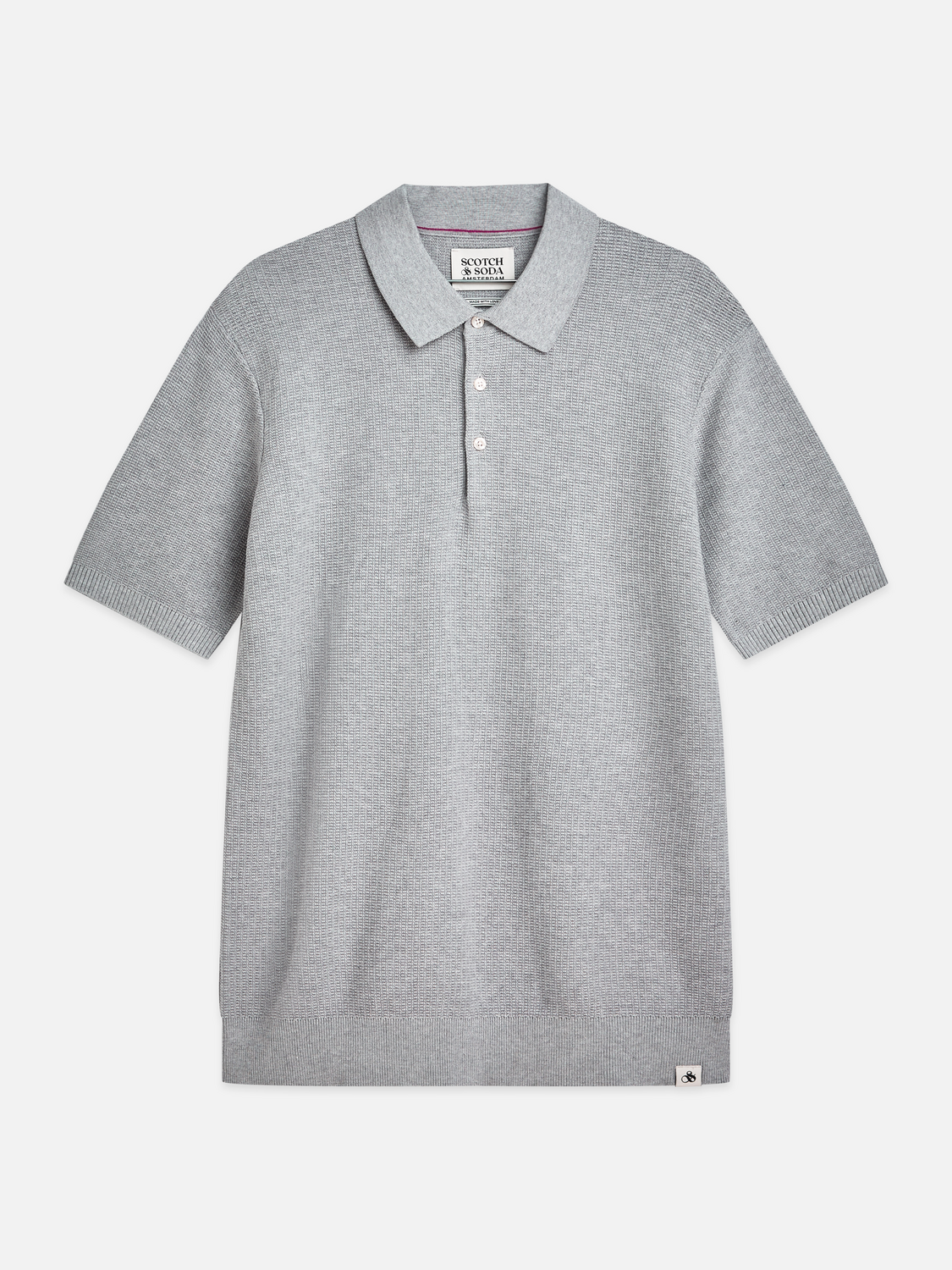 Seasonal Essentials structured knitted polo