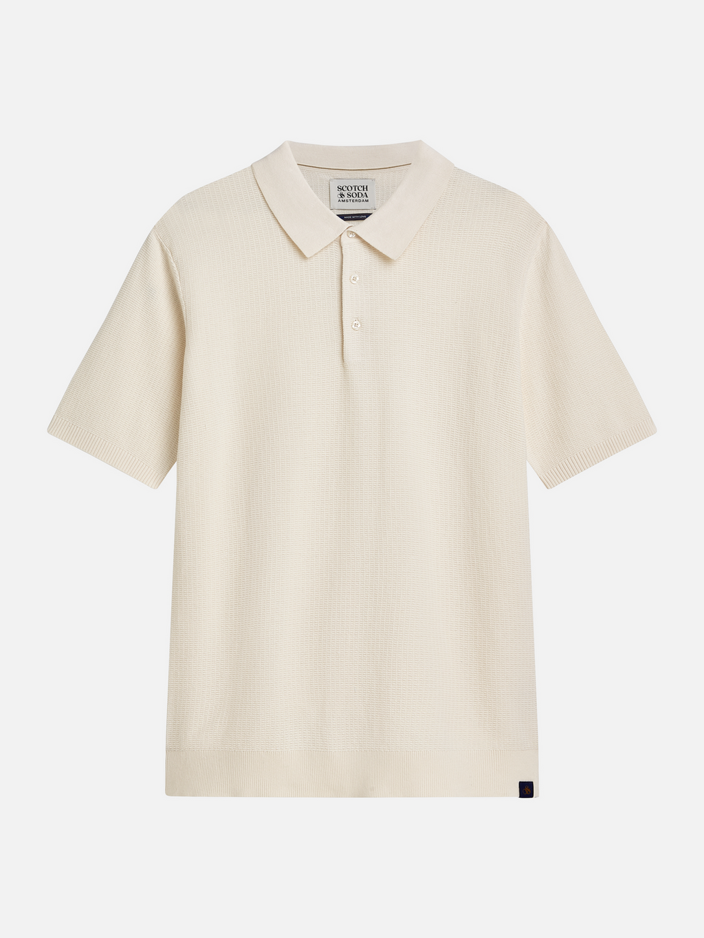 Seasonal Essentials structured knitted polo