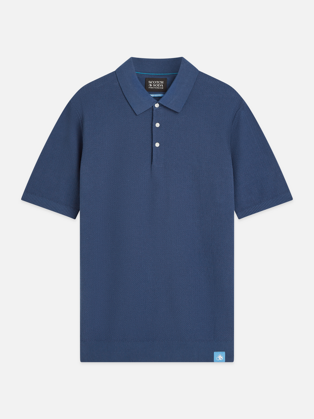 Seasonal Essentials structured knitted polo