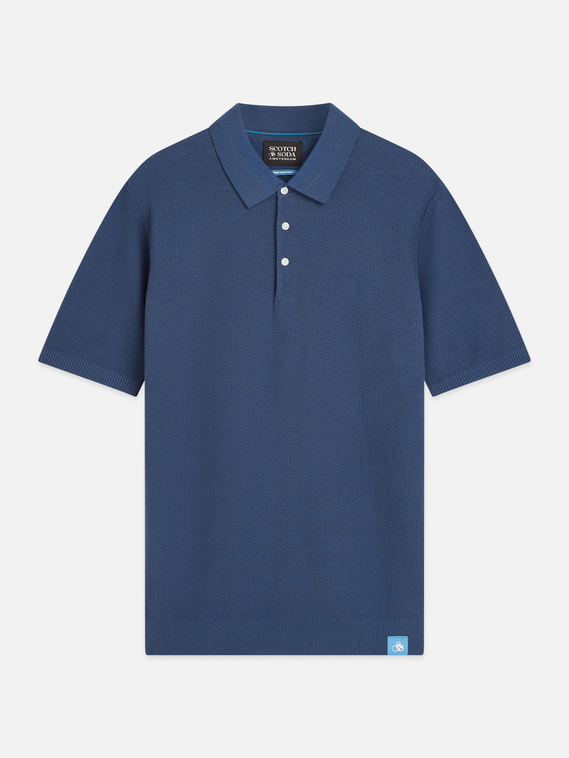 Seasonal Essentials structured knitted polo